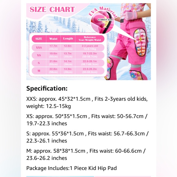 Girls impact shorts - Picture 4 of 5